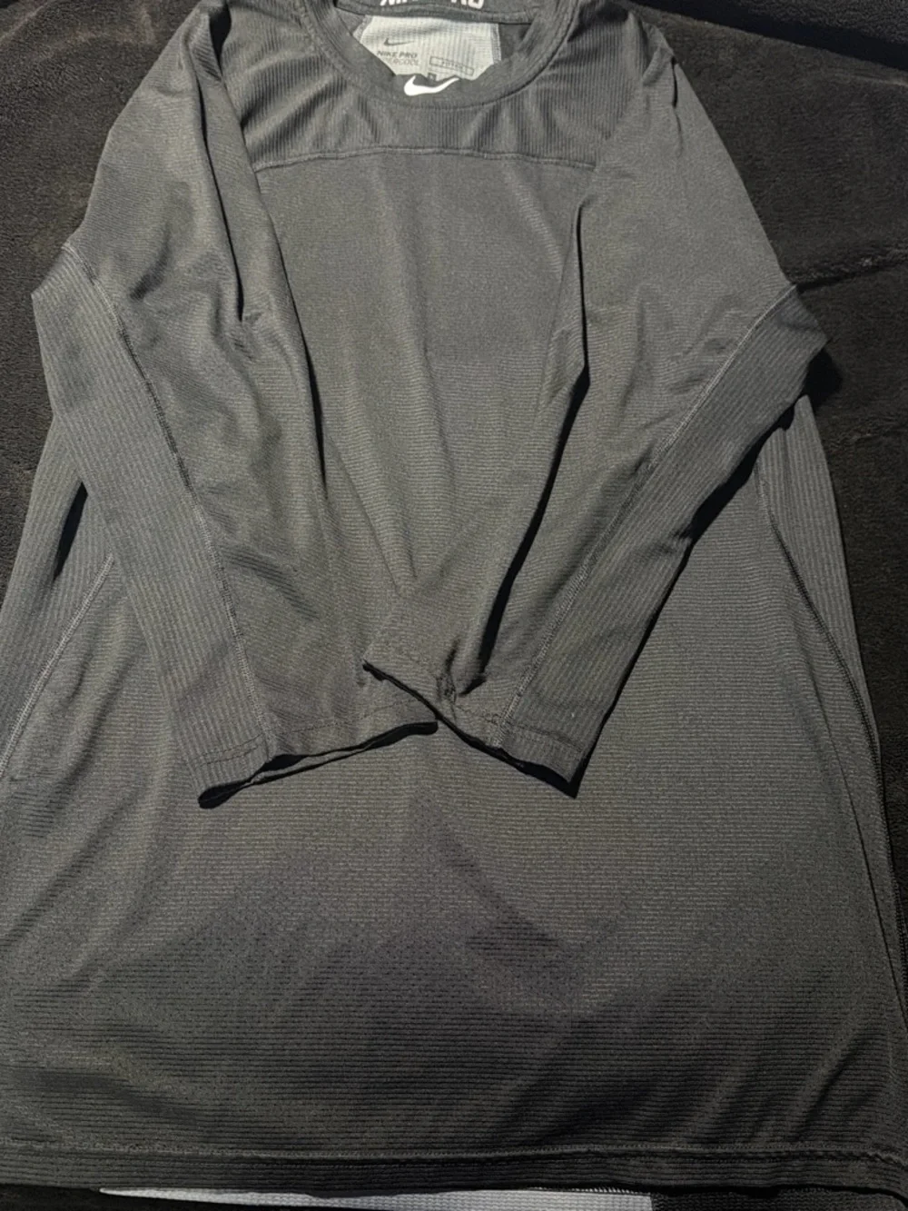 Nike Black Lightweight Long-Sleeve Training Top